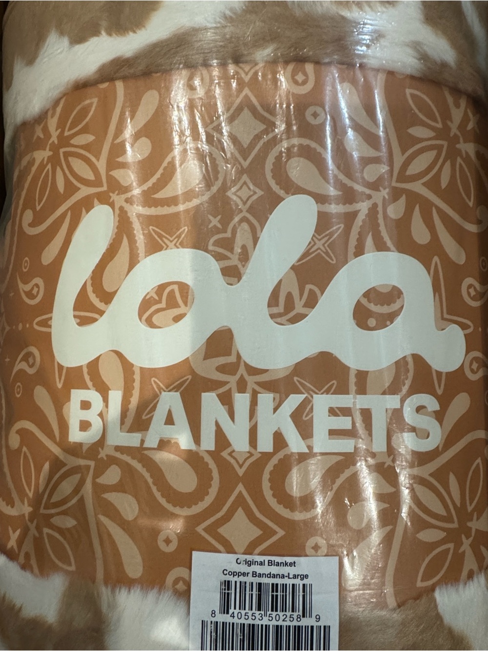 Lola Blankets/Copper Bandana/Faux Fur Throw/Blanket/NWT! NIB! SEALED! NEW LAUNCH - Picture 9 of 16